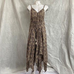 World Market Pixie Tan & Black Dress New With Tags